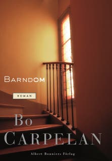Barndom – omslag till ljudboken av Bo Carpelan