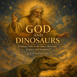 God & Dinosaurs: Finding Faith in The Space Between Science and Scripture – omslag till ljudboken av J S Templeton