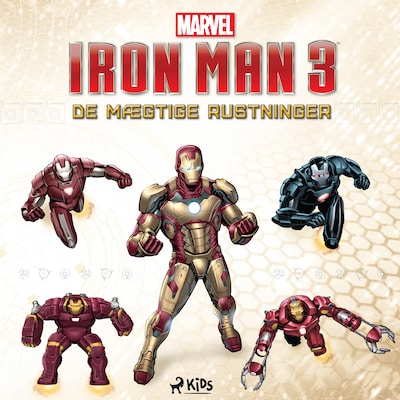 Iron Man 3 - De mægtige rustninger – omslag til lydbogen af Marvel