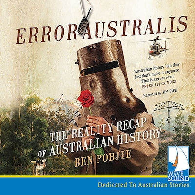 Error Australis – omslag til lydbogen af Ben Pobjie