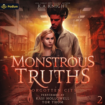 Monstrous Truths – omslag til lydbogen af K.A. Knight