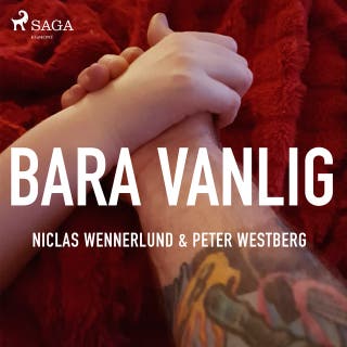 Bara vanlig – omslag till ljudboken av Niclas Wennerlund,Peter Westberg