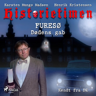Historietimen 13 - FURESØ - Dødens gab – omslag til lydbogen af Henrik Kristensen, Karsten Mungo Madsen