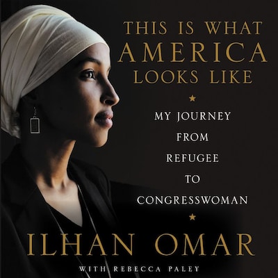 This Is What America Looks Like – omslag van het luisterboek van Ilhan Omar