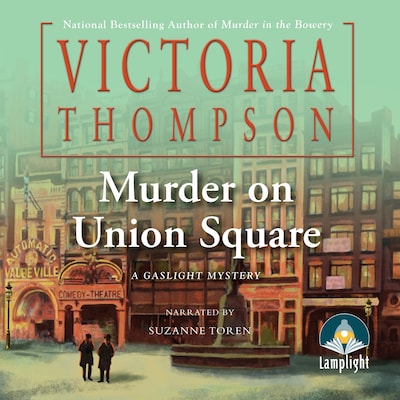 Murder on Union Square – omslag til lydbogen af Victoria Thompson