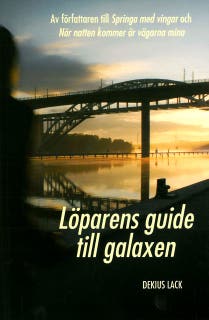 Löparens guide till galaxen – omslag till ljudboken av Dekius Lack