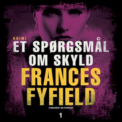 Et spørgsmål om skyld – omslag til lydbogen af Frances Fyfield