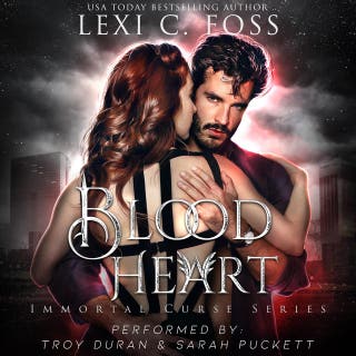 Blood Heart – omslag till ljudboken av Lexi C. Foss