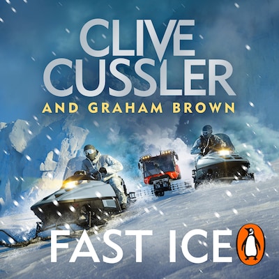 Fast Ice – omslag til lydbogen af Clive Cussler, Graham Brown