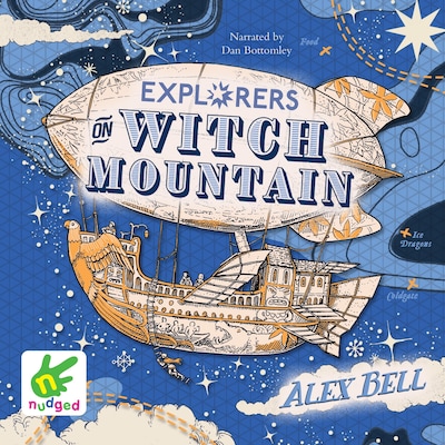 Explorers on Witch Mountain – omslag til lydbogen af Alex Bell