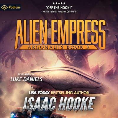 Alien Empress – omslag til lydbogen af Isaac Hooke