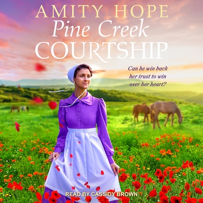 Pine Creek Courtship – omslag til lydbogen af Amity Hope