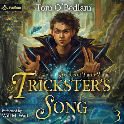 Secrets of Tarin-Tiran: A LitRPG Portal Fantasy – omslag til lydbogen af Tom O'Bedlam