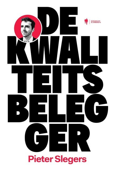 De Kwaliteitsbelegger – omslag van het luisterboek van Pieter Slegers