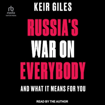 Russia's War on Everybody – omslag til lydbogen af Keir Giles