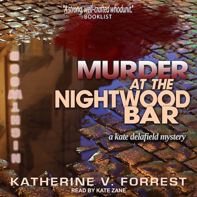 Murder at the Nightwood Bar – omslag til lydbogen af Katherine V. Forrest