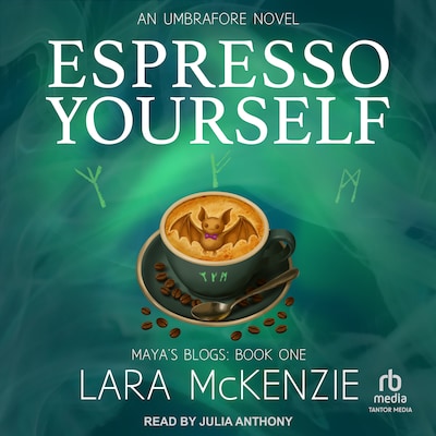 Espresso Yourself – omslag til lydbogen af Lara McKenzie
