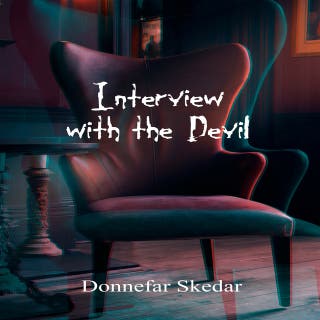 Interview with the Devil – omslag till ljudboken av Donnefar Skedar