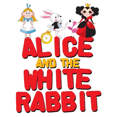 Alice and the White Rabbit – omslag van het luisterboek van Roger William Wade, Lewis Carroll, Traditional