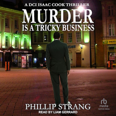 Murder is a Tricky Business – omslag til lydbogen af Phillip Strang