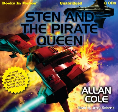 Sten And The Pirate Queen – omslag til lydbogen af Allan Cole