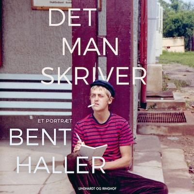 Det man skriver – omslag til lydbogen af Bent Haller