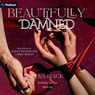 Beautifully Damned: A Sinful Fates Standalone – omslag till ljudboken av Nova Black