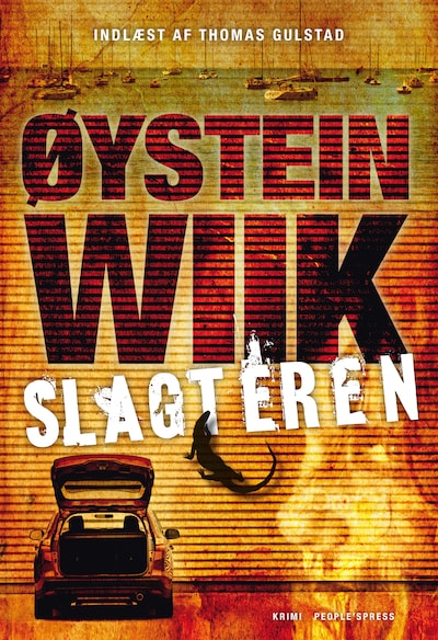 Slagteren – omslag til lydbogen af Øystein Wiik