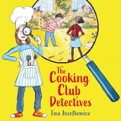 The Cooking Club Detectives – omslag til lydbogen af Ewa Jozefkowicz