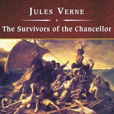The Survivors of the Chancellor, with eBook – omslag til lydbogen af Jules Verne