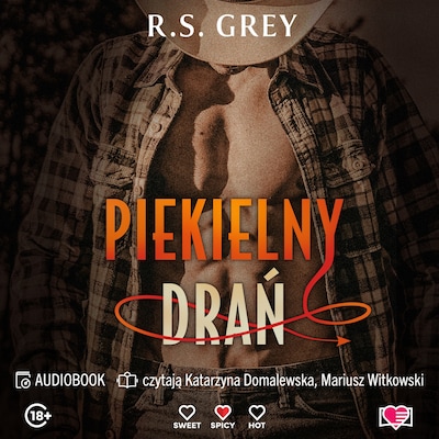 Piekielny drań – okładka audiobooka, autor R. S. Grey