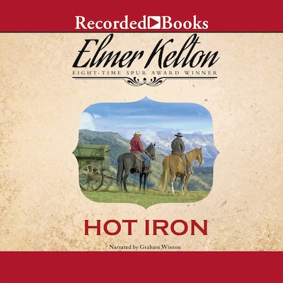 Hot Iron – omslag til lydbogen af Elmer Kelton