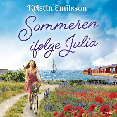 Sommeren ifølge Julia – omslag til lydbogen af Kristin Emilsson