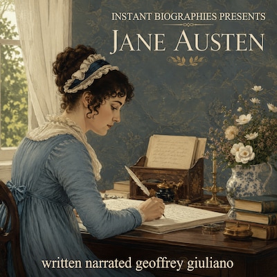 Jane Austen – omslag til lydbogen af Geoffrey Giuliano