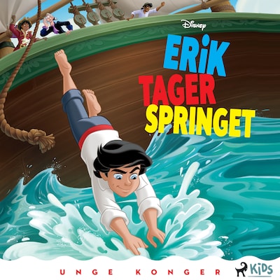 Unge konger - Erik tager springet – omslag til lydbogen af Disney