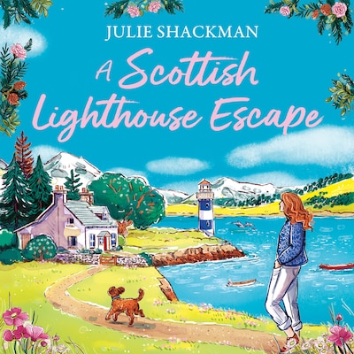 A Scottish Lighthouse Escape – omslag til lydbogen af Julie Shackman