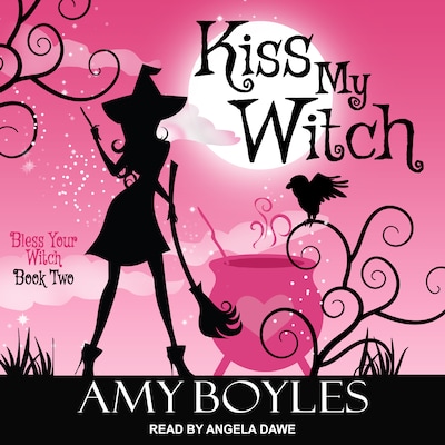 Kiss My Witch – omslag til lydbogen af Amy Boyles