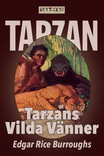 Tarzans Vilda Vänner – omslag till ljudboken av Edgar Rice Burroughs