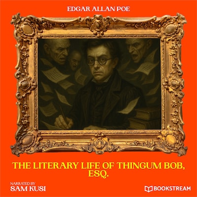 The Literary Life of Thingum Bob, Esq. – omslag til lydbogen af Edgar Allan Poe