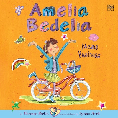 Amelia Bedelia Chapter Book #1: Amelia Bedelia Means Business – omslag til lydbogen af Herman Parish