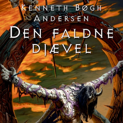 Den faldne djævel – omslag til lydbogen af Kenneth Bøgh Andersen