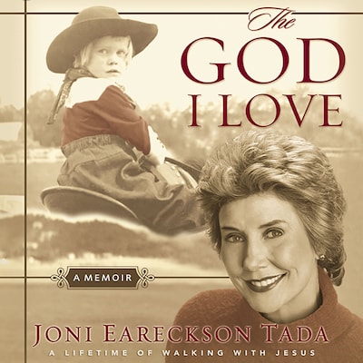 The God I Love – omslag til lydbogen af Joni Eareckson Tada
