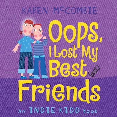 Indie Kidd: Oops, I Lost My Best(est) Friends – omslag til lydbogen af Karen McCombie
