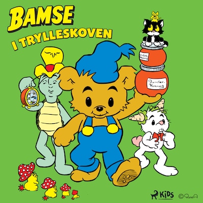 Bamse i Trylleskoven – omslag til lydbogen af Rune Andréasson