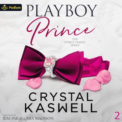 Playboy Prince – omslag til lydbogen af Crystal Kaswell