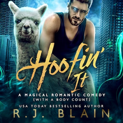 Hoofin' It – omslag til lydbogen af R.J. Blain