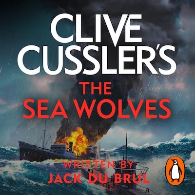 Clive Cussler's The Sea Wolves – omslag til lydbogen af Jack du Brul