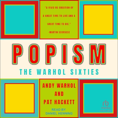 Popism – omslag til lydbogen af Andy Warhol, Pat Hackett