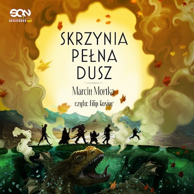 Skrzynia pełna dusz (seria Drużyna do zadań specjalnych, tom 3) – okładka audiobooka, autor Marcin Mortka