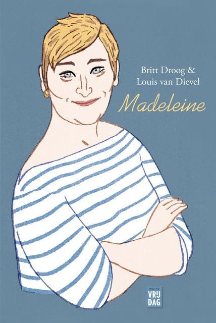 Madeleine: of de kunst van het overleven – omslag van het luisterboek van Britt Droog,Louis van Dievel